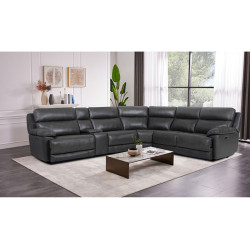 Cologne Electric Leather Corner Sofa